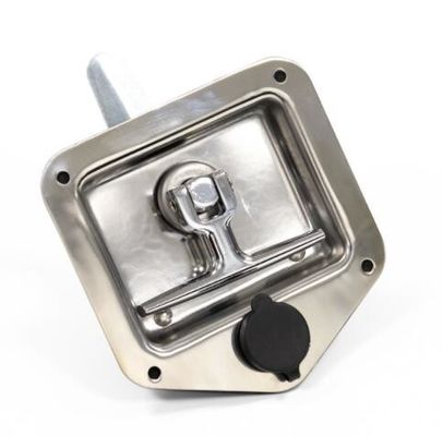 Textured Black Spraying T Handle Flush Latch Zinc Alloy
