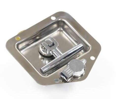 Textured Black Spraying T Handle Flush Latch Zinc Alloy