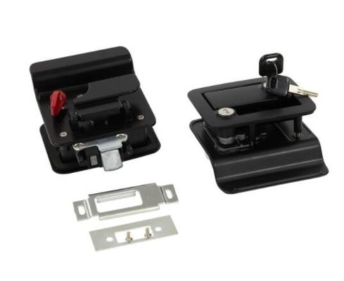Textured Black Spraying T Handle Flush Latch Zinc Alloy