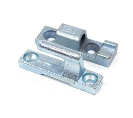 Cold Rolled Steel Door Strap Hinge 35mm Kitchen Bathroom
