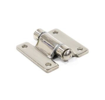 Cold Rolled Steel Door Strap Hinge 35mm Kitchen Bathroom