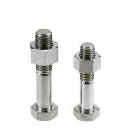 M50x150 Inconel 718 Material High Temperature Alloy GH 4169 Stainless Steel Fasteners Full Thread Hex Bolt